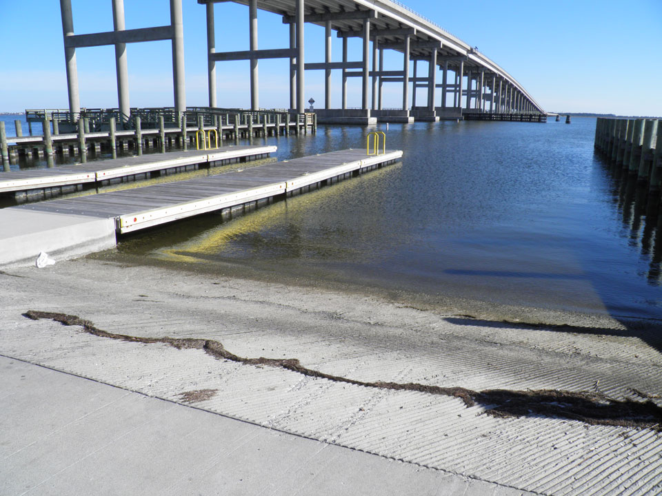 Washington Baum Bridge boat ramp